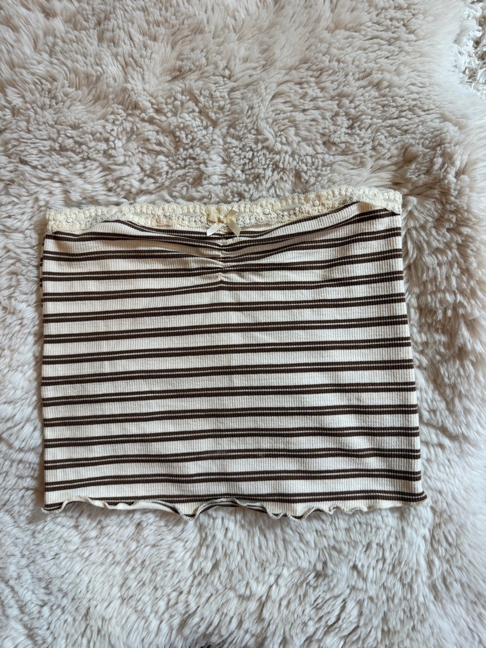 RSQ Lace Trim Tube Top